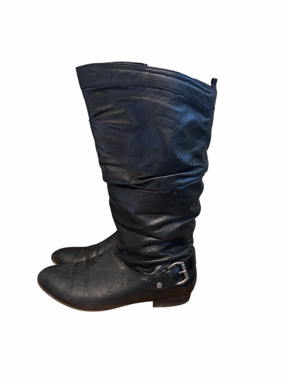 Aldo Black Slouch Knee High Boots